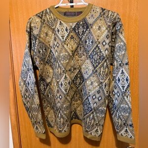 Jessica Men's Crewneck Sweater in Earthy Tones